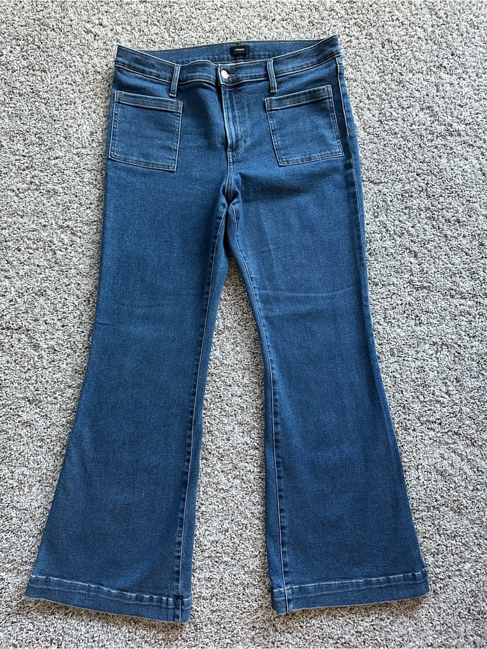 Express Mid Rise ‘70s Flare Jeans